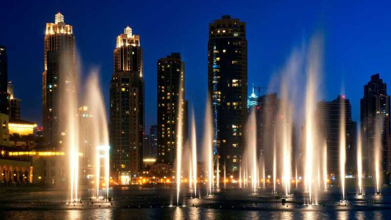 Dubai Fountain Holiday Package from Delhi Pune Mumbai India